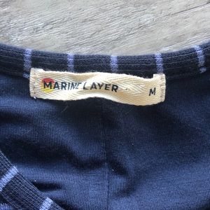 Marine Layer  Midi summer dress. Size M.  Super cute with Jean jacket. Stretchy